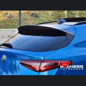 Alfa Romeo Stelvio Roof Spoiler - Carbon Fiber - Stile Italia 